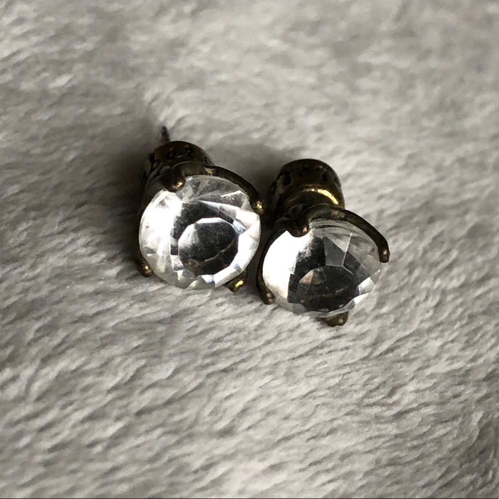 Chloe + Isabel Round Crystal Stud Earrings